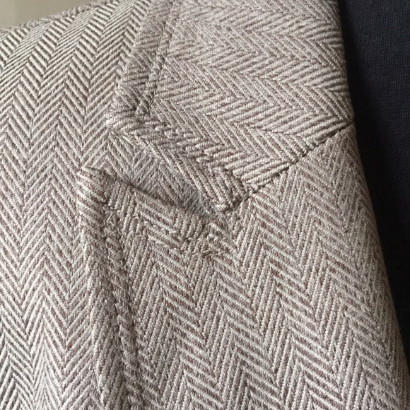 Double Breasted Tweed Blazer with zipper pockets - Picture 2 of 5